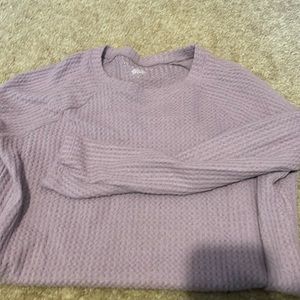 Knit waffle thermal